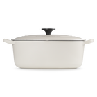 Cast Iron Classic Oval CasseroleCrème image number 1